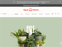 Tablet Screenshot of kavehome.com